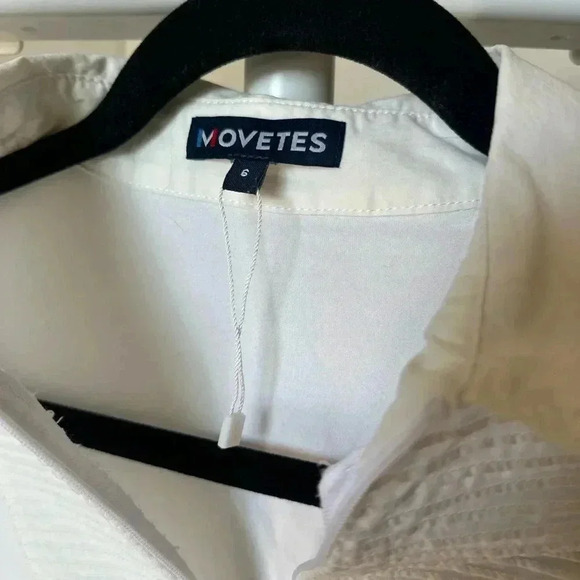 Movetes Quarter Zip Bamboo Blend Women’s Long Sleeve Top - Size 6 NWOT’s - Picture 2 of 3